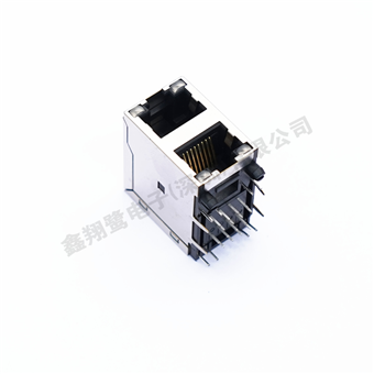 RJ45網口插座雙層帶燈